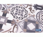 ROLLO DE ALFOMBRA VINILICA DISEÑO ARABESCO 84% VINILO 16% POLIESTER 52 X 20 M