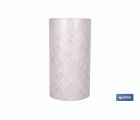 ROLLO DE ALFOMBRA VINÍLICA CON EFECTO JASPEADO GRIS CLARO 84% VINILO 16% POLIÉSTER 52 CM X 20 M
