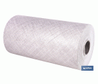 ROLLO DE ALFOMBRA VINÍLICA CON EFECTO JASPEADO GRIS CLARO 84% VINILO 16% POLIÉSTER 52 CM X 20 M