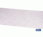 ROLLO DE ALFOMBRA VINÍLICA CON EFECTO JASPEADO GRIS CLARO 84% VINILO 16% POLIÉSTER 52 CM X 20 M