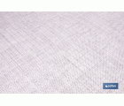 ROLLO DE ALFOMBRA VINÍLICA CON EFECTO JASPEADO GRIS CLARO 84% VINILO 16% POLIÉSTER 52 CM X 20 M