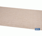 ROLLO DE ALFOMBRA VINÍLICA CON EFECTO JASPEADO BEIGE 84% VINILO 16% POLIÉSTER 52 CM X 20 M