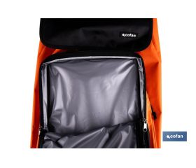 Carro de la compra plegable con 6 ruedas | Chasis de aluminio | Bolsa de 53 litros | Bolsillo para congelados | Mango ajustable | Disponible en varios colores