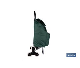 Carro de la compra con 6 ruedas | Diseño plegable | Sube escaleras | Bolsa de 42 litros | Bolsillo para congelados | Disponible en varios colores