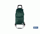 CARRO DE LA COMPRA VERDE PLEGABLE DE HIERRO CON 6 RUEDAS SUBE ESCALERAS 42 L