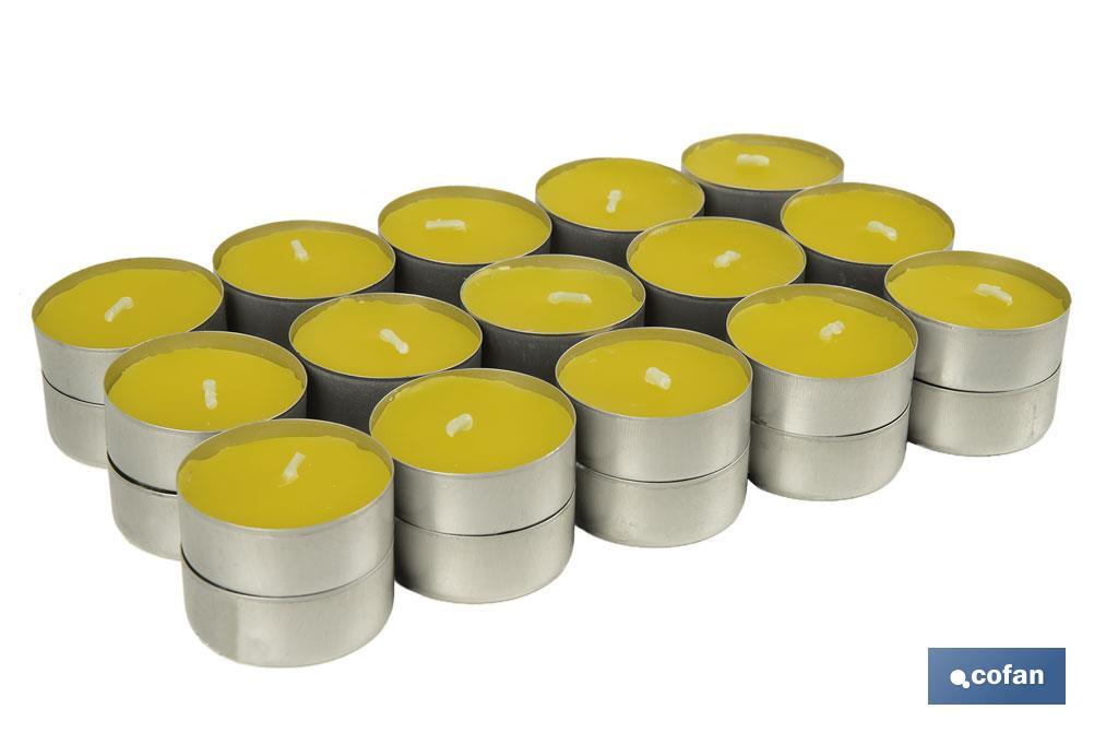 PACK DE 30 VELAS DE CITRONELA 12 G
