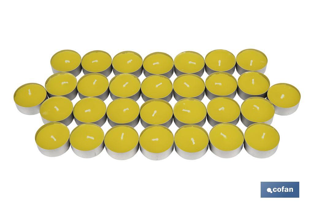 PACK DE 30 VELAS DE CITRONELA 12 G