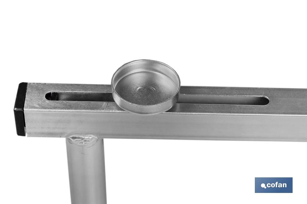 TRÍPODE REGULABLE PARA QUEMADOR ALTURA 70 CM