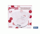 BÁSCULA DE COCINA DIGITAL CON CUENCO DE CAPACIDAD 3,8 L 10 KILOS 25,5 X 14 CM