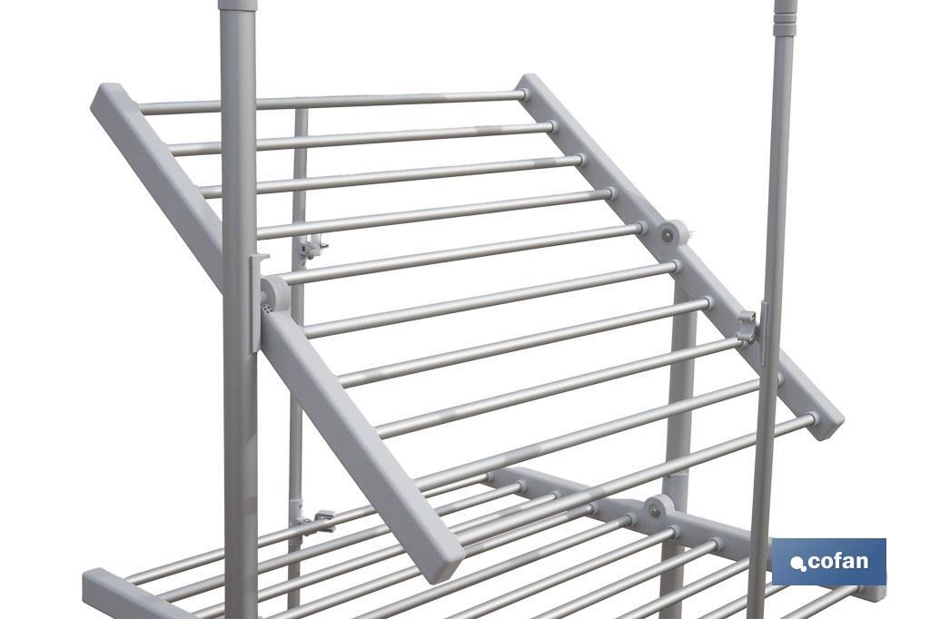 TENDEDERO ELECTRICO DE TORRE 300W CABLE 2 M MEDIDAS 73 X 68 X 1,48 M