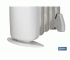 RADIADOR MINI DE ACEITE CON TERMOSTATO REGULABLE 5 ELEMENTOS 450 W