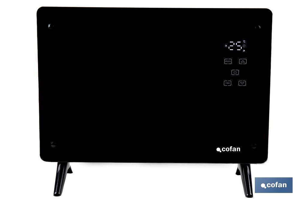 CONVECTOR DE PANEL DE VIDRIO PANTALLA LED 1500 W