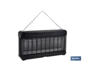 Lámpara LED antiinsectos con enchufe| Potencia: 13 W | Descarga Eléctrica: 4000 V | Área: 200 m² | Protégete contra los insectos