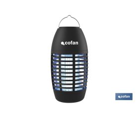 Lámpara LED antiinsectos recargable por USB | Interior y exterior | Cobertura 80 m² | Resistente al agua IPX4 | Luz UV de alta potencia | Ideal para camping, barbacoa y jardín