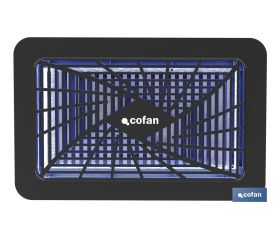 Lámpara LED antiinsectos para Interior | Potencia: 6 W | Cobertura 150 m² | Luz UV-A Dual 365+395 nm | Alimentación: USB | Montaje en Pared