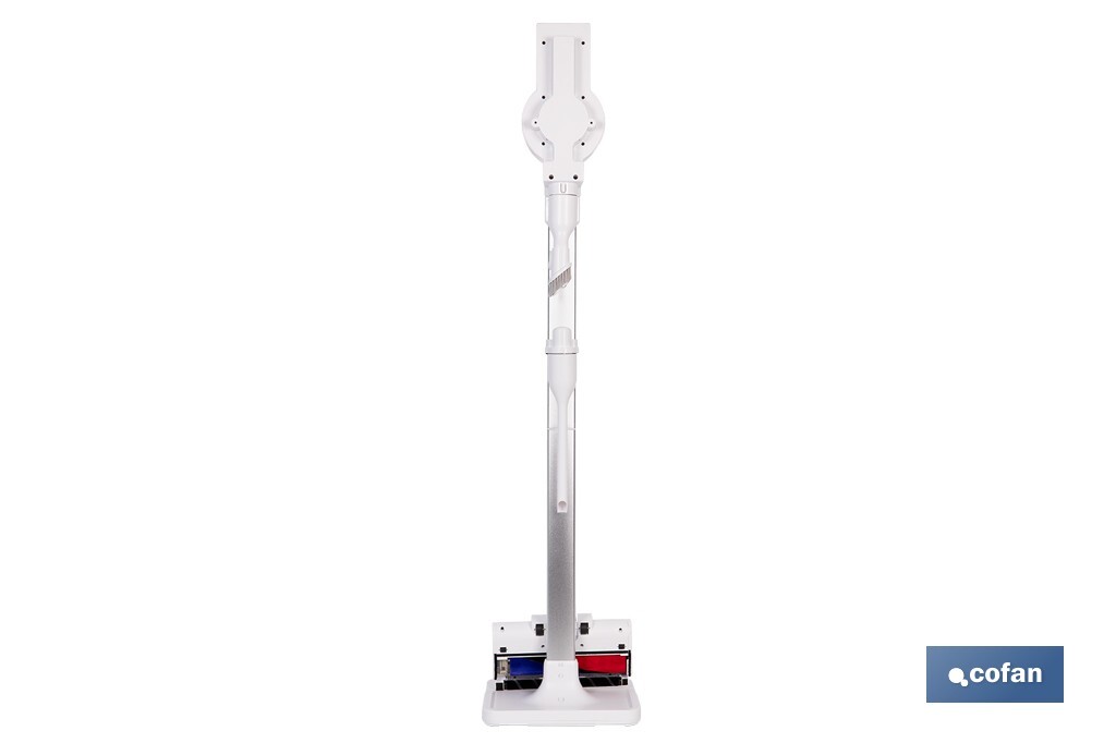 ASPIRADORA SIN CABLE CON BASE DE CARGA COLOR BLANCO