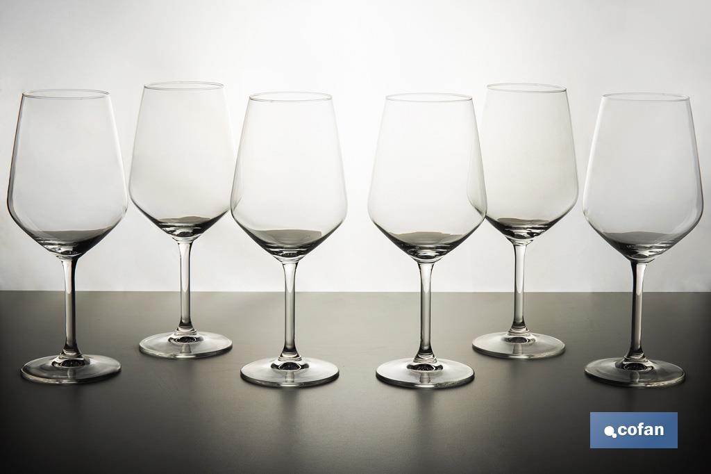 PACK DE 6 COPAS VINO 53 CL GAMA ARISVI