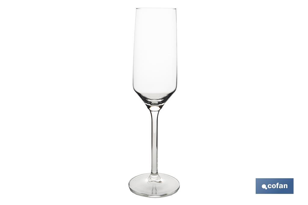 PACK DE 6 COPAS DE CHAMPAGNE 22 CL GAMA ARISVI