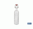 Botella de vidrio italiano con cierre de estribo | Capacidad: 1 litro