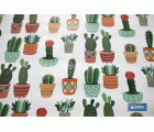 ROLLO DE MANTEL ANTIMANCHAS CON CACTUS 1,40 X 20 M