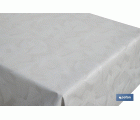 ROLLO DE MANTEL ANTIMANCHAS RESINADO FICUS 60 % ALGODÓN, 40 % POLIÉSTER 1,40 X 20 M