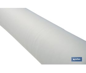 Protector espumado para mesa | Color: blanco | Muletón libre de ftalato | Grosor: 1,5 mm | Disponible en diferentes medidas