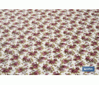 ROLLO MANTEL ANTIMANCHAS RESINADO 50% ALGODON/50% POLIESTER. ROSAS 1,40 x 25 M