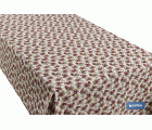 ROLLO MANTEL ANTIMANCHAS RESINADO 50% ALGODON/50% POLIESTER. ROSAS 1,40 x 25 M