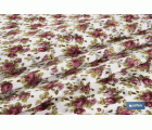 ROLLO MANTEL ANTIMANCHAS RESINADO 50% ALGODON/50% POLIESTER. ROSAS 1,40 x 25 M