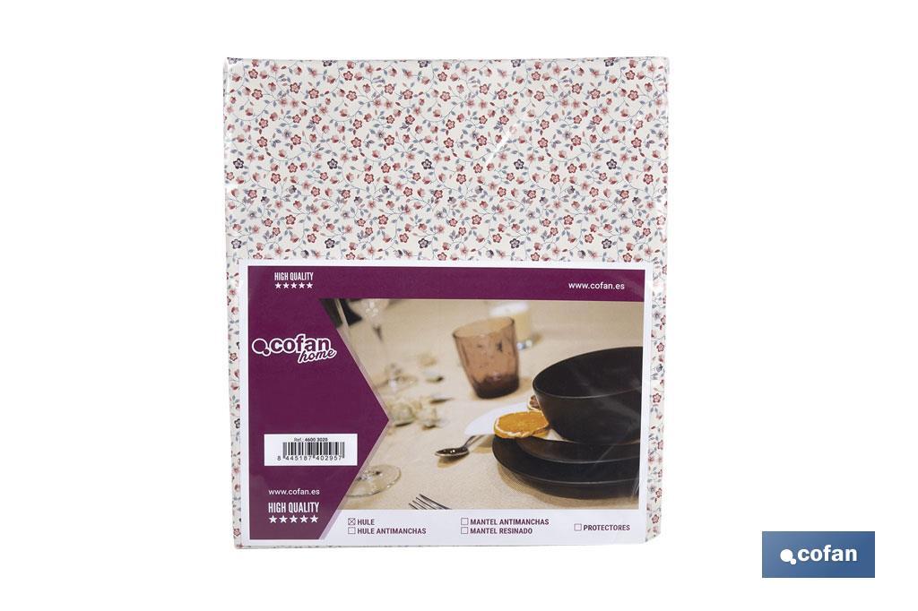 HULE ANTIMANCHAS  FLOR 1,40 X 1,40 M