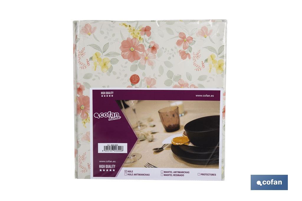 HULE  ANTIMANCHAS  CORAL 1,40 X1,40 M