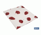 HULE ANTIMANCHAS  AMAPOLAS 1,40 x 1,40 M