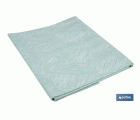 MANTEL ANTIMANCHAS RESINADO TURQUESA   1,40 X1,40M