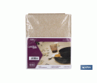 MANTEL ANTIMANCHAS RESINADO TEXTURA BEIGE  1,40 X 1,40M