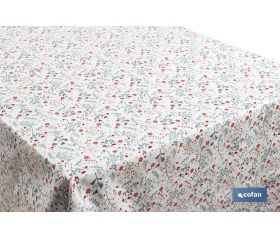 Rollo de hule con diseño primaveral | Protección y estilo para la mesa