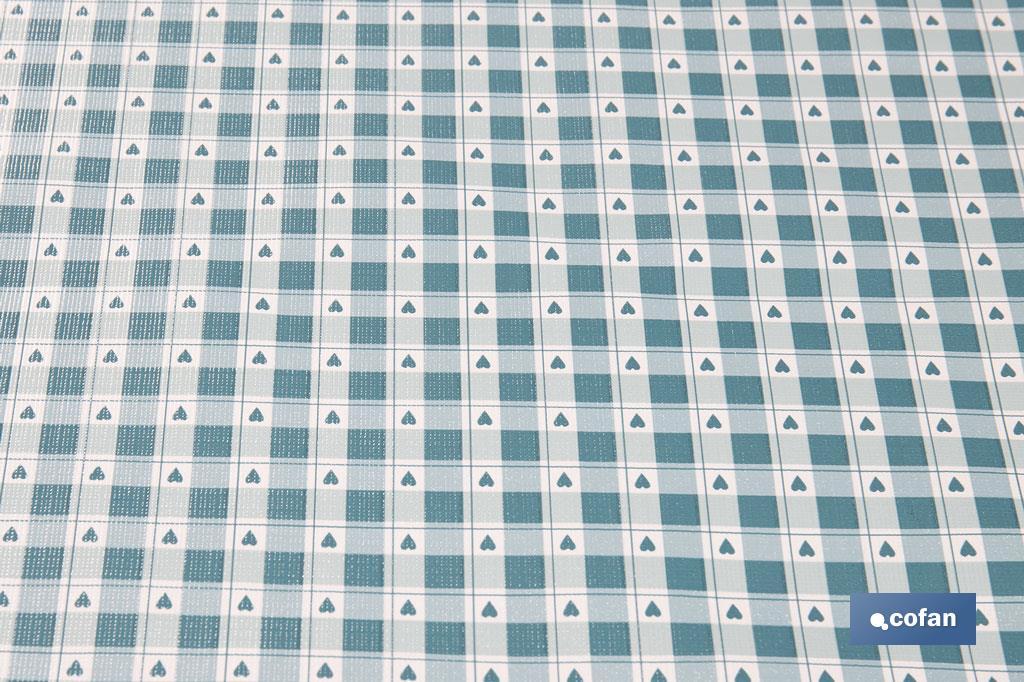 ROLLO DE HULE DISEÑO CORAZONES 1.40 X 25 M