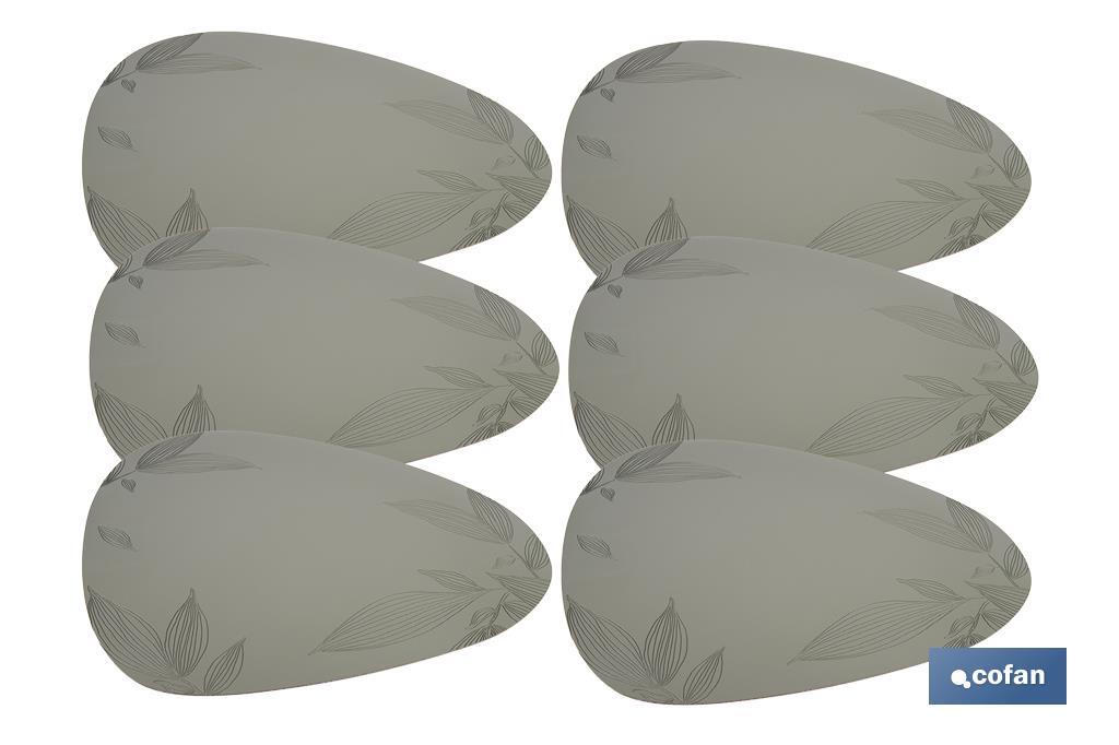 BAJOPLATO FORMA TRIANGULAR COLOR VERDE CLARO  ESTAMPADO  MEDIDA 45 X 36 CM