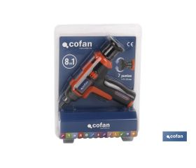 ATORNILLADOR ELECT.4V(Lit/lon) 1,3Ah MULTI-PUNTAS 8 EN 1