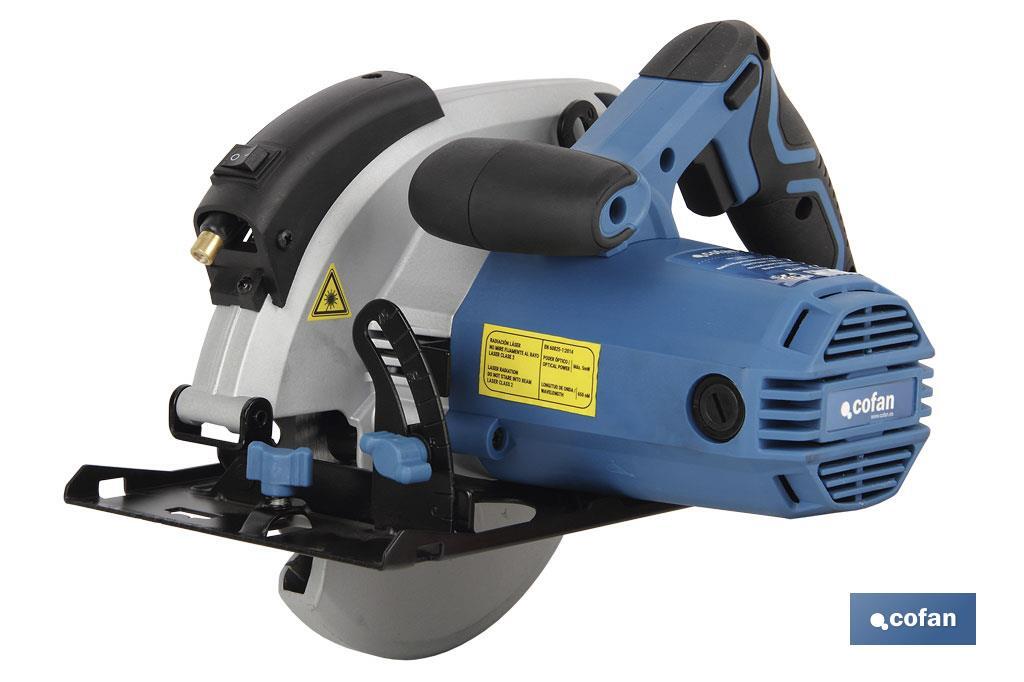 SIERRA CIRCULAR 1500W Ø185MM CON LASER EXTERNO