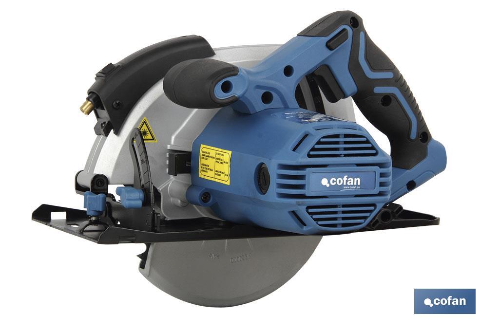 SIERRA CIRCULAR 1500W Ø185MM CON LASER EXTERNO