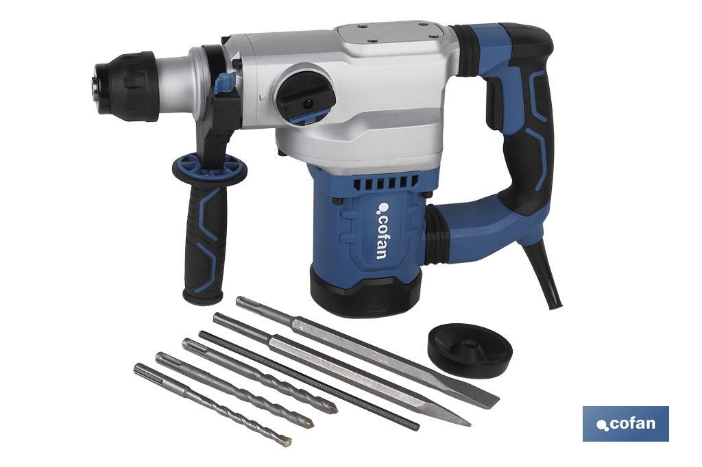 TALADRO MARTILLO PERFORADOR 1500 W, SDS PLUS