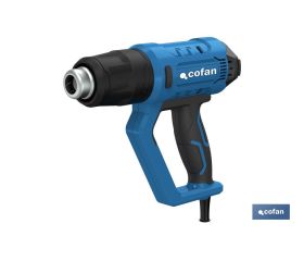 Pistola de aire caliente LCD digital display 2000W |Temperatura regulable 50 hasta 650°| Pantalla digital