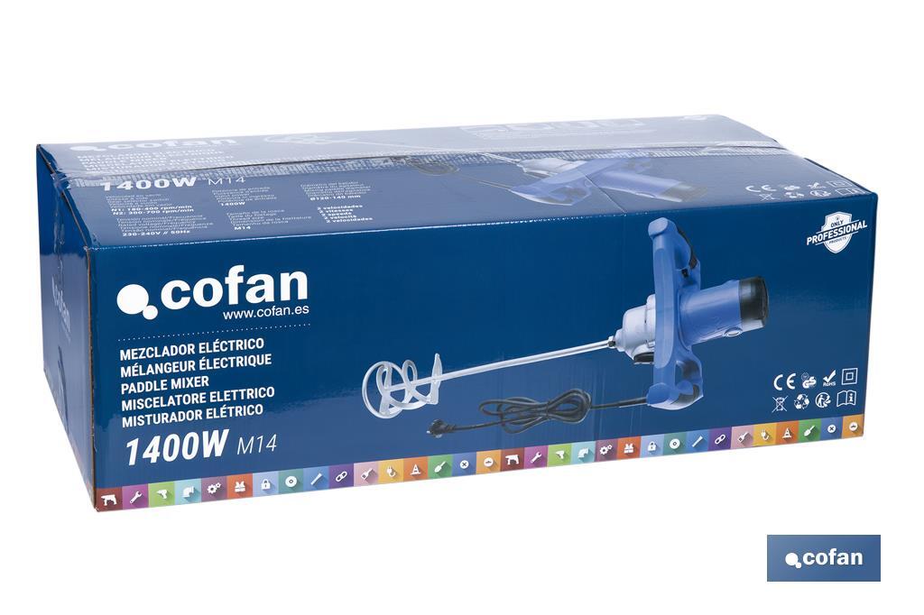 MEZCLADOR ELÉCTRICO 1400 W M14