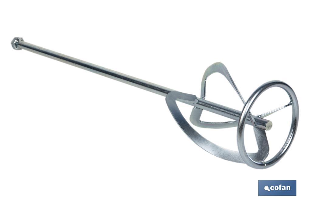 VARILLA MEZCLADORA MORTERO Ø120 600 MM M14