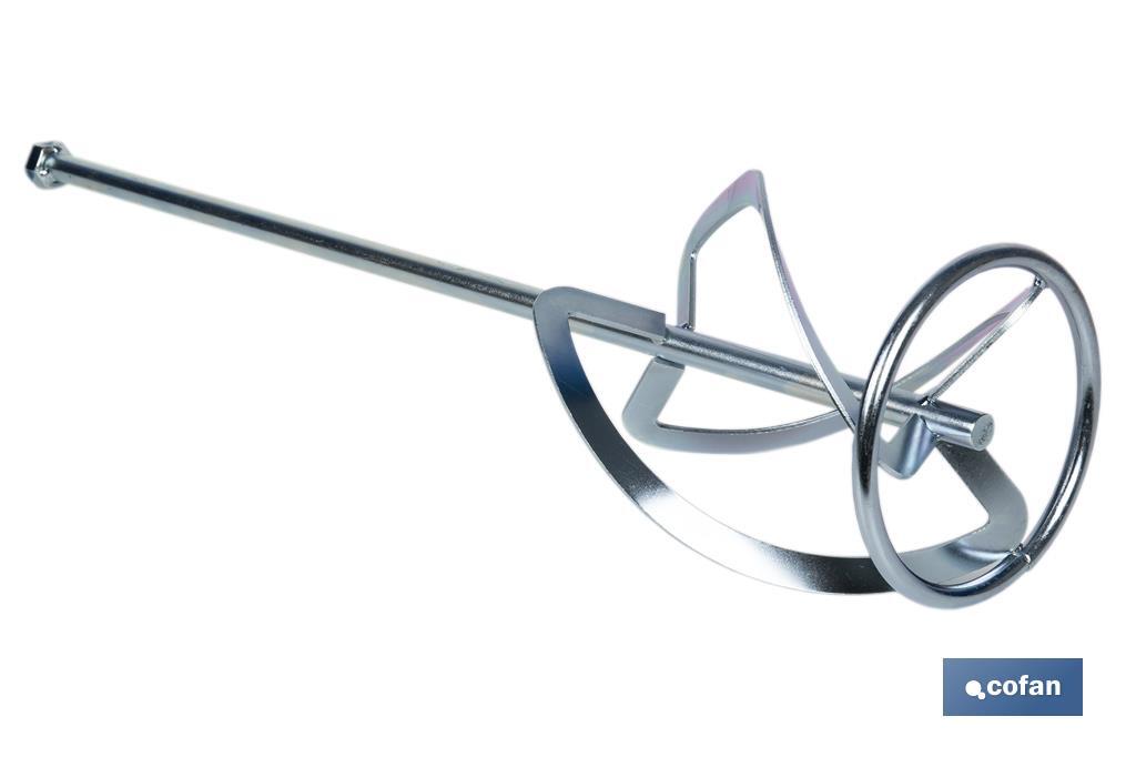 VARILLA MEZCLADORA MORTERO Ø140 600 MM M14