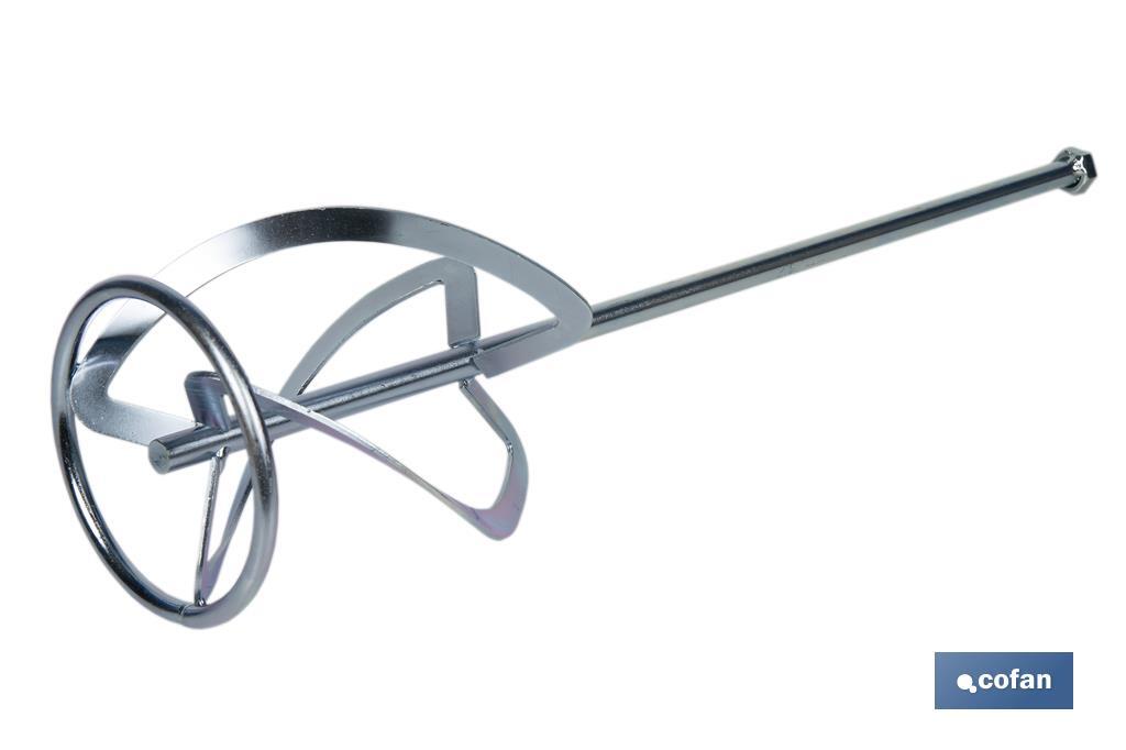 VARILLA MEZCLADORA MORTERO Ø140 600 MM M14