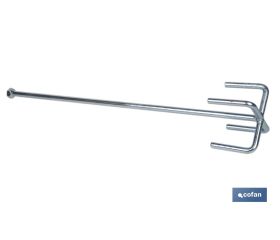 VARILLA MEZCLADORA YESO Ø120 600 MM M14