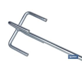 VARILLA MEZCLADORA YESO Ø120 600 MM M14