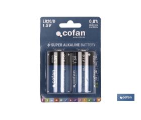 BLISTER 2 PILAS ALCALINA LR20/D