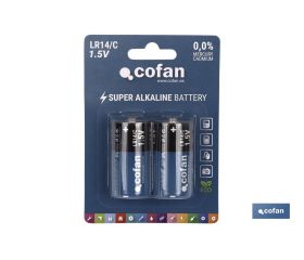 BLÍSTER DE 2 PILAS ALCALINAS LR14/C VENTA UNITARIA
